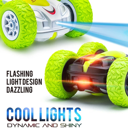 Marcherelle™ – Voiture Tout Terrain Télécommandée avec Rotation 360° et Lumières LED