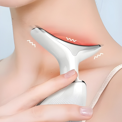 Massaggiatore Viso e Collo Anti-Rughe con Stimolazione Elettromuscolare