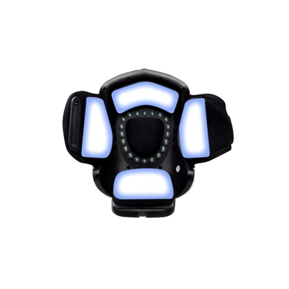 Massaggiatore per Ginocchia Riscaldante con Compressione Regolabile