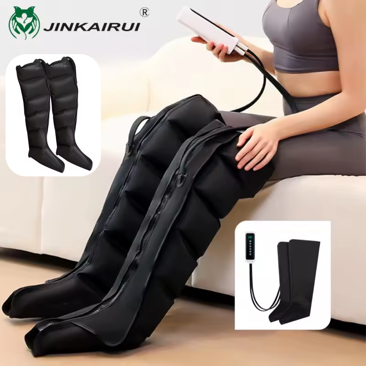 Massaggiatore Gonfiabile per Gambe per Alleviare la Stanchezza