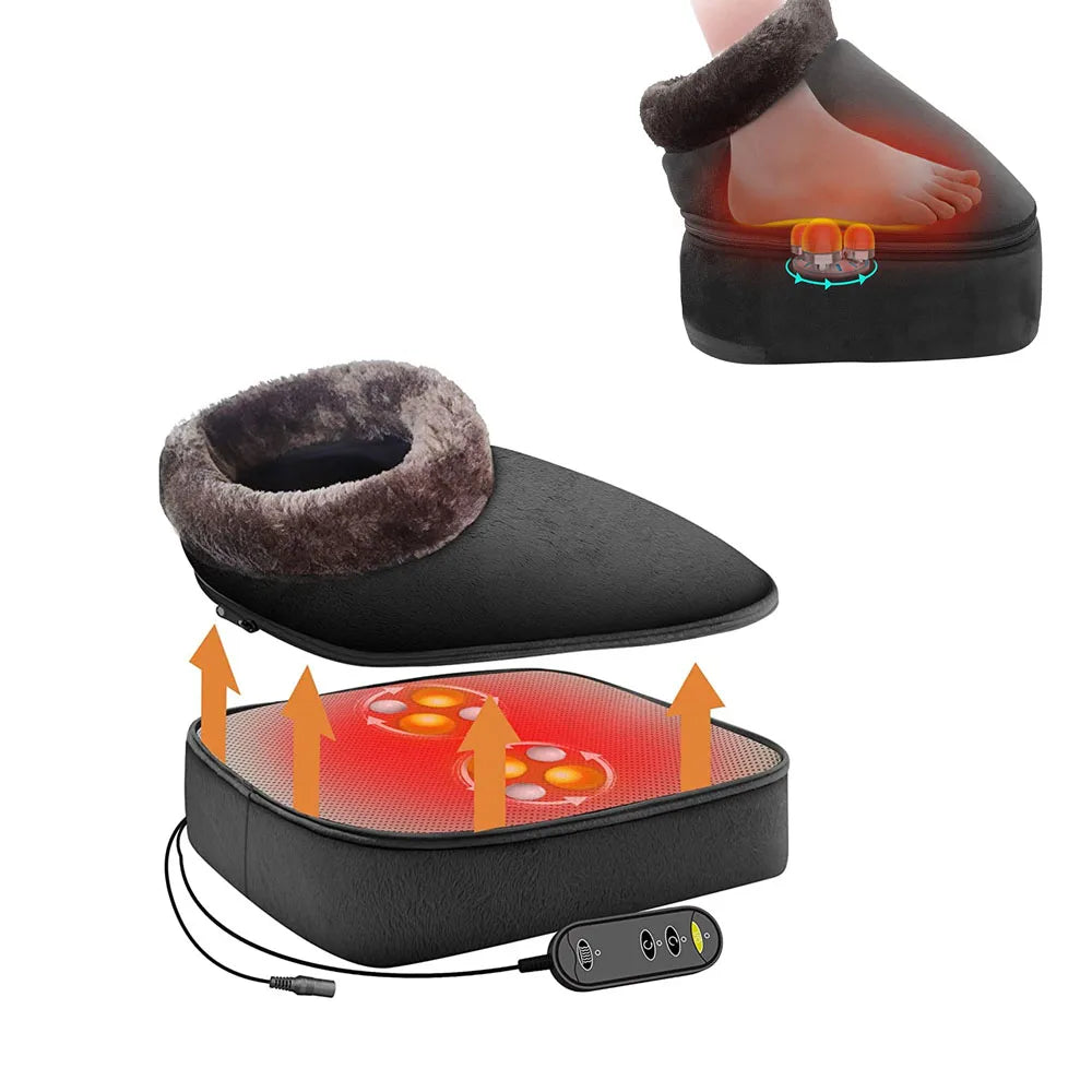 Massaggiatore Elettrico Riscaldante Shiatsu per Piedi