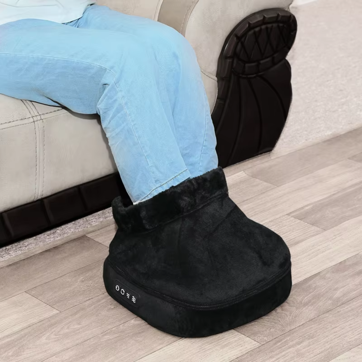 Massaggiatore Elettrico Riscaldante Shiatsu per Piedi