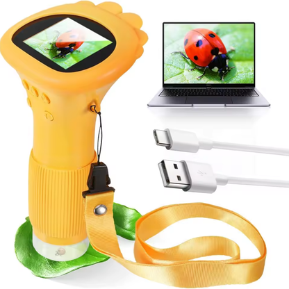Microscopio per Bambini con Schermo Digitale a Colori