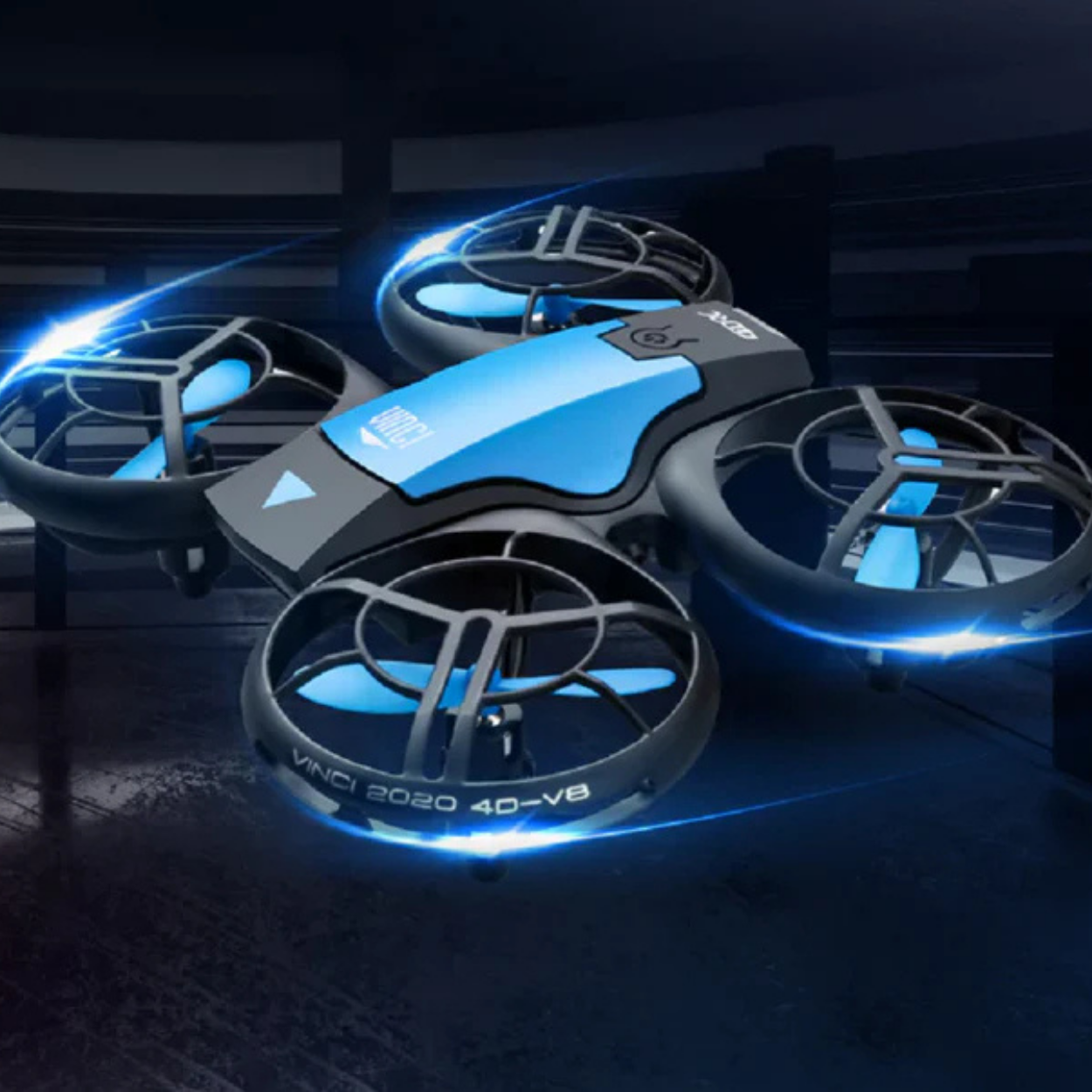 Drone Pieghevole 4K WiFi FPV con Fotocamera HD e Stabilizzatore