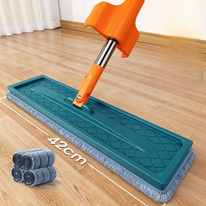 Mocio in microfibra ultra assorbente con 4 panni gratuiti