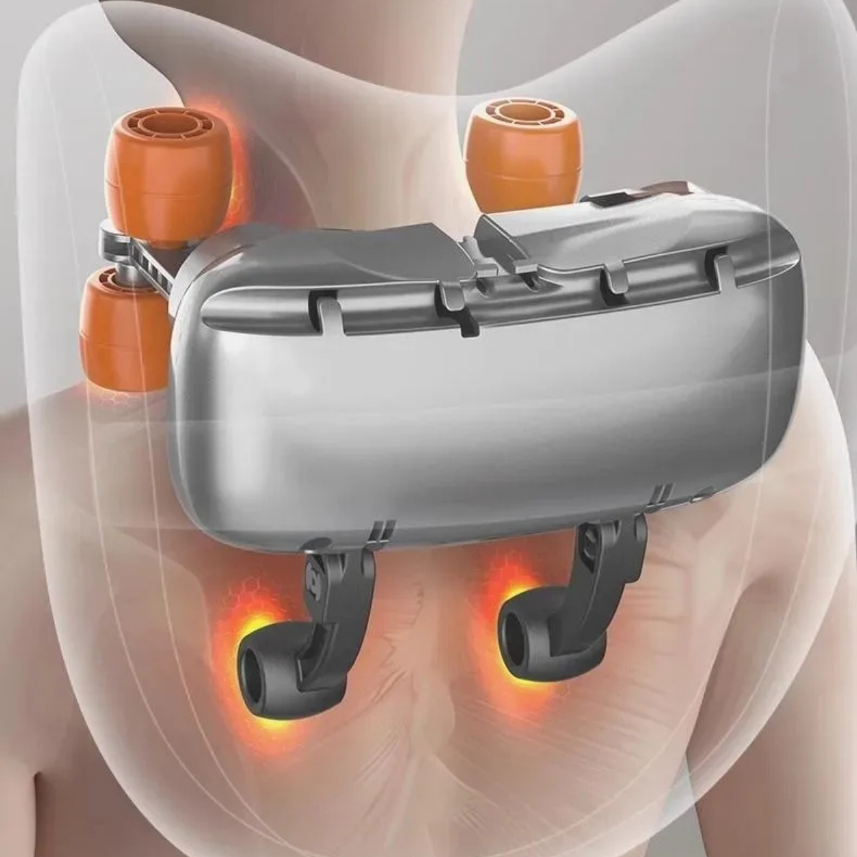 Cuscino da Massaggio Elettrico Riscaldante per Schiena e Gambe