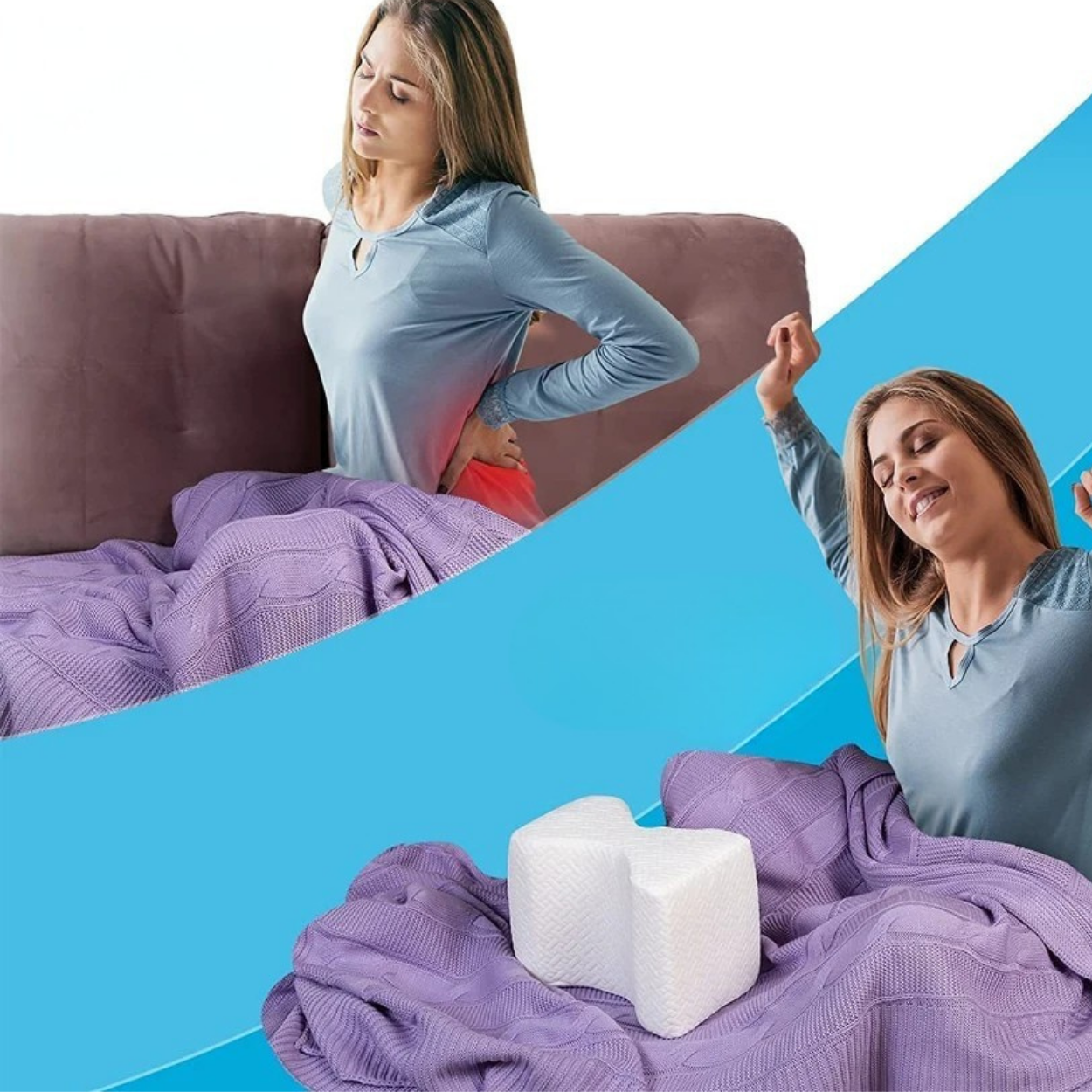 Cuscino di Supporto Ergonomico per Ginocchia