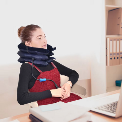 Cuscino Cervicale Gonfiabile per un Sonno Confortevole