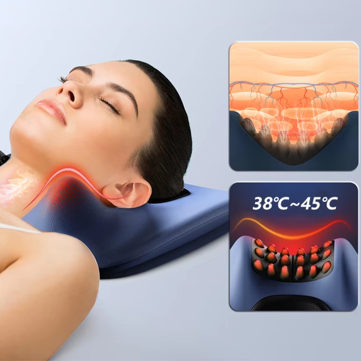 Cuscino Cervicale per Sonno Confortevole e Salute della Schiena