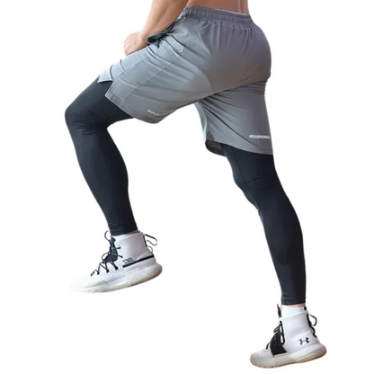Pantaloni da Running Uomo Impermeabili e Traspiranti per Sport
