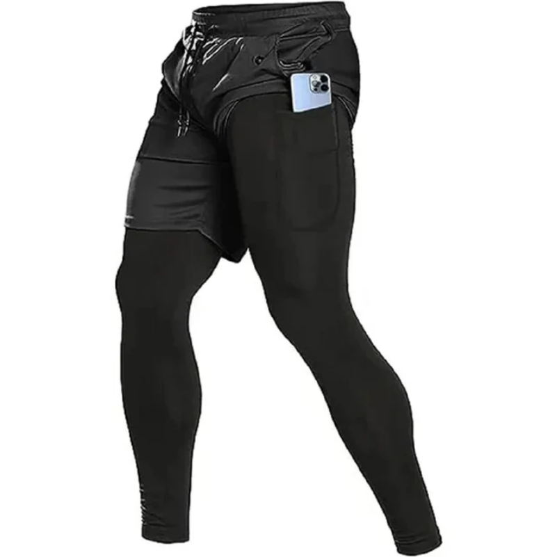 Pantaloni da Running a Doppia Parete Impermeabili e Confortevoli