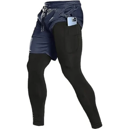 Pantaloni da Running a Doppia Parete Impermeabili e Confortevoli