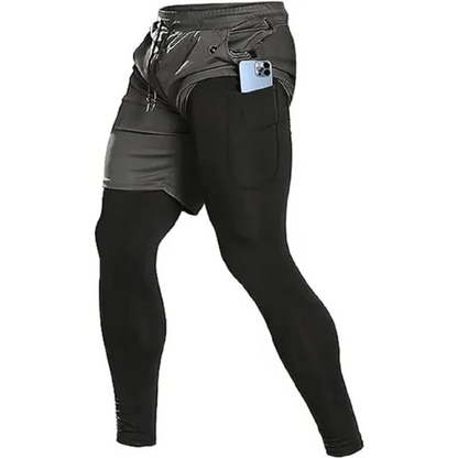Pantaloni da Running a Doppia Parete Impermeabili e Confortevoli
