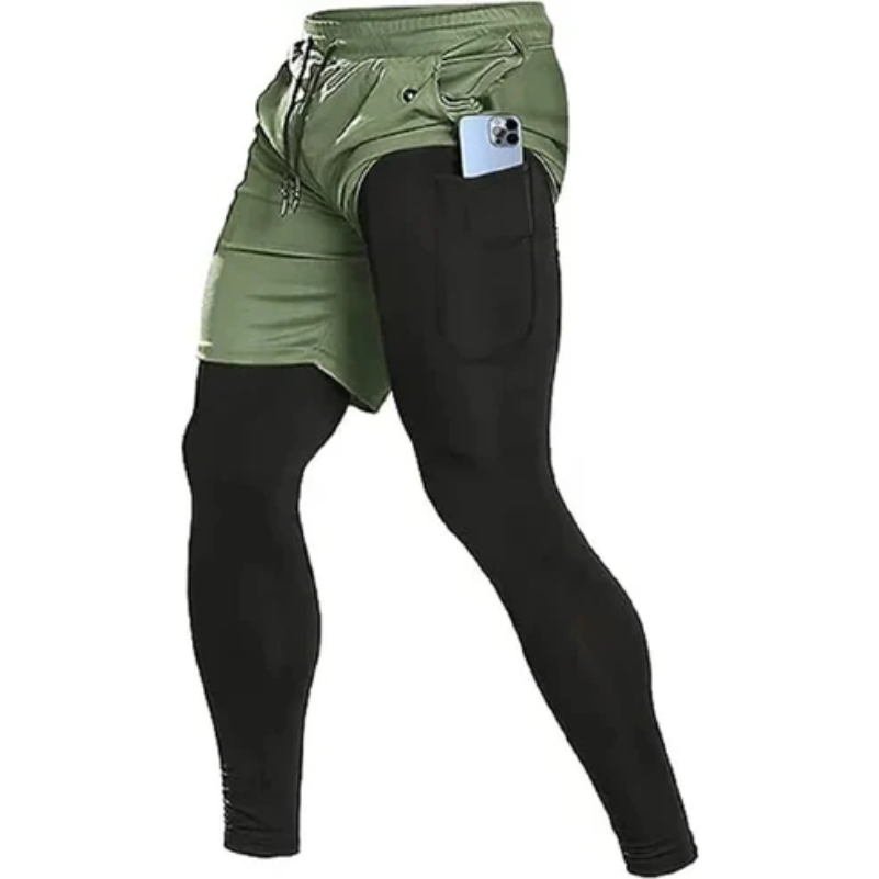 Pantaloni da Running a Doppia Parete Impermeabili e Confortevoli
