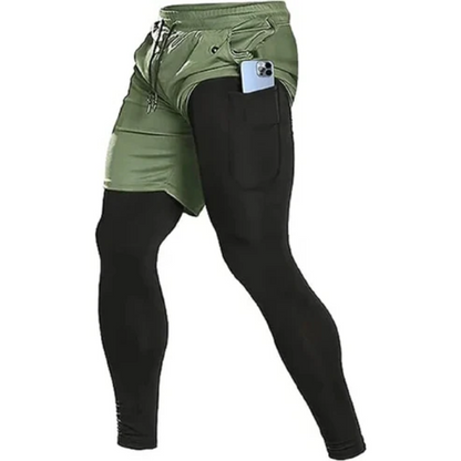 Pantaloni da Running a Doppia Parete Impermeabili e Confortevoli