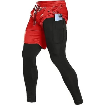 Pantaloni da Running a Doppia Parete Impermeabili e Confortevoli