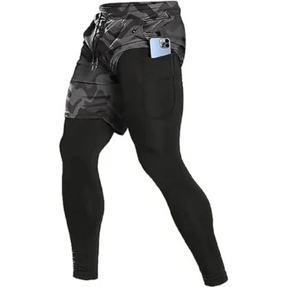 Pantaloni da Running a Doppia Parete Impermeabili e Confortevoli