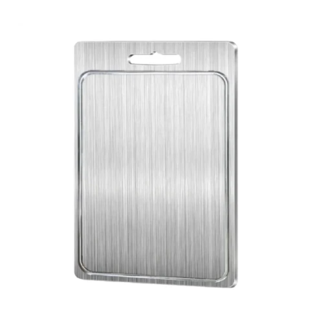 Tagliere da Cucina in Acciaio Inox Doppia Faccia Igienico