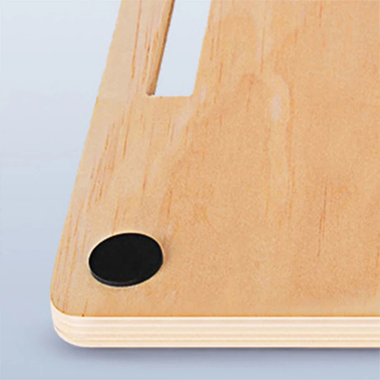 Tavola Inclinabile Regolabile in Legno per Stretching e Rinforzo Muscolare