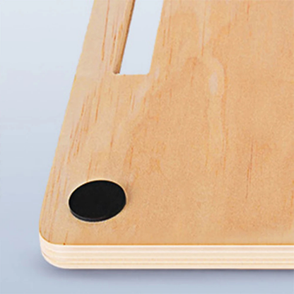 Tavola Inclinabile Regolabile in Legno per Stretching e Rinforzo Muscolare