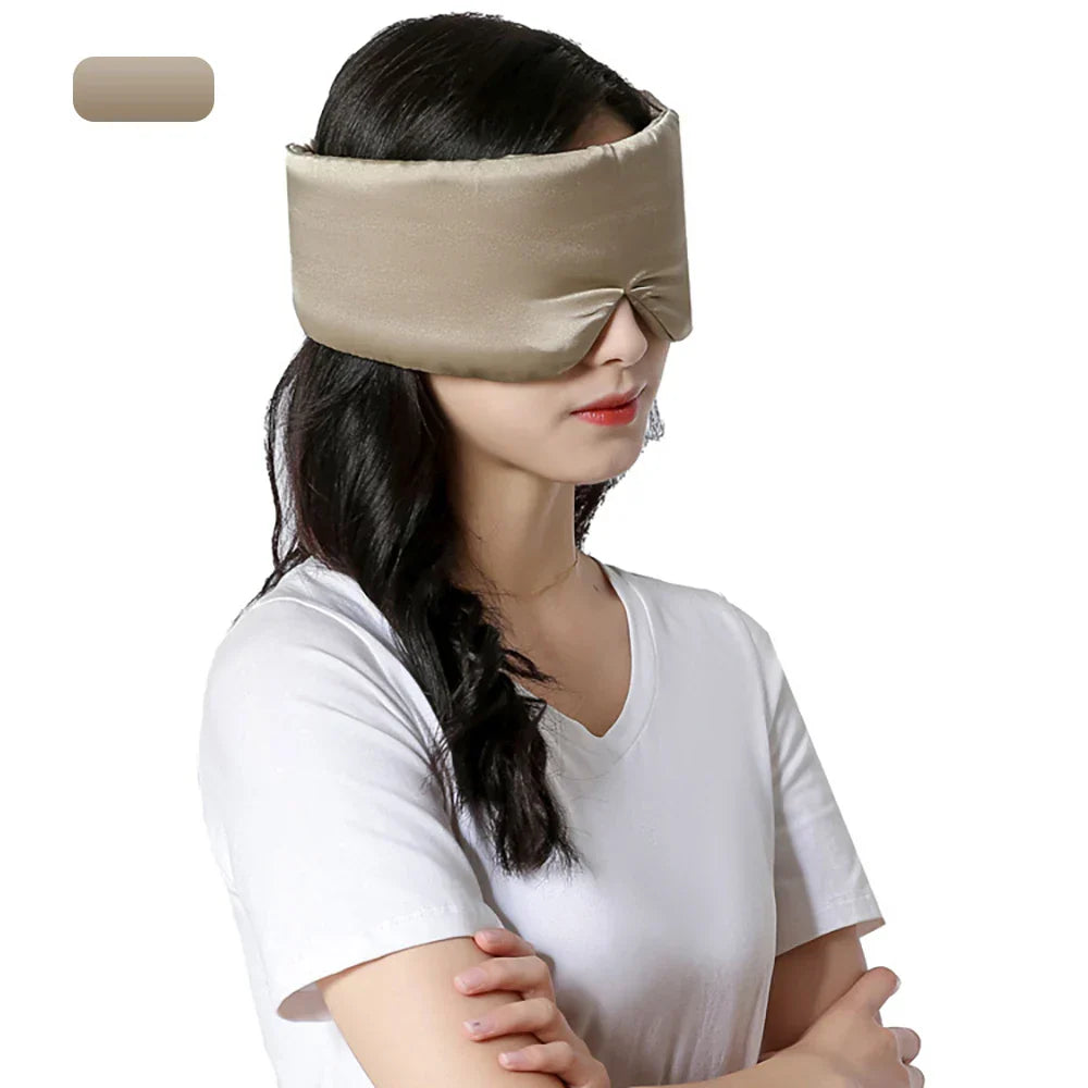 Maschera da Notte Morbida in Seta alla Lavanda