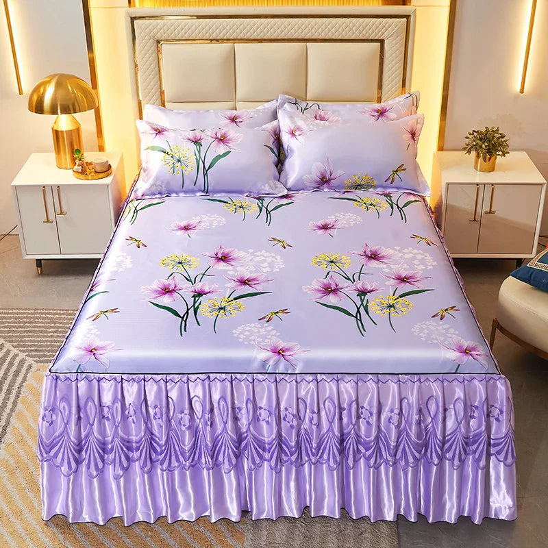 Gonne per letto morbide in velluto di lusso