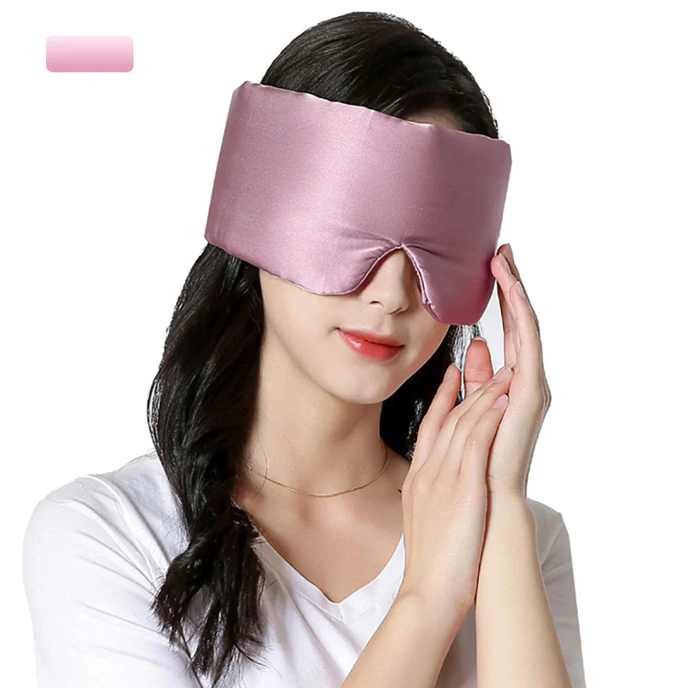 Maschera da Notte Morbida in Seta alla Lavanda