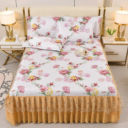 Gonne per letto morbide in velluto di lusso