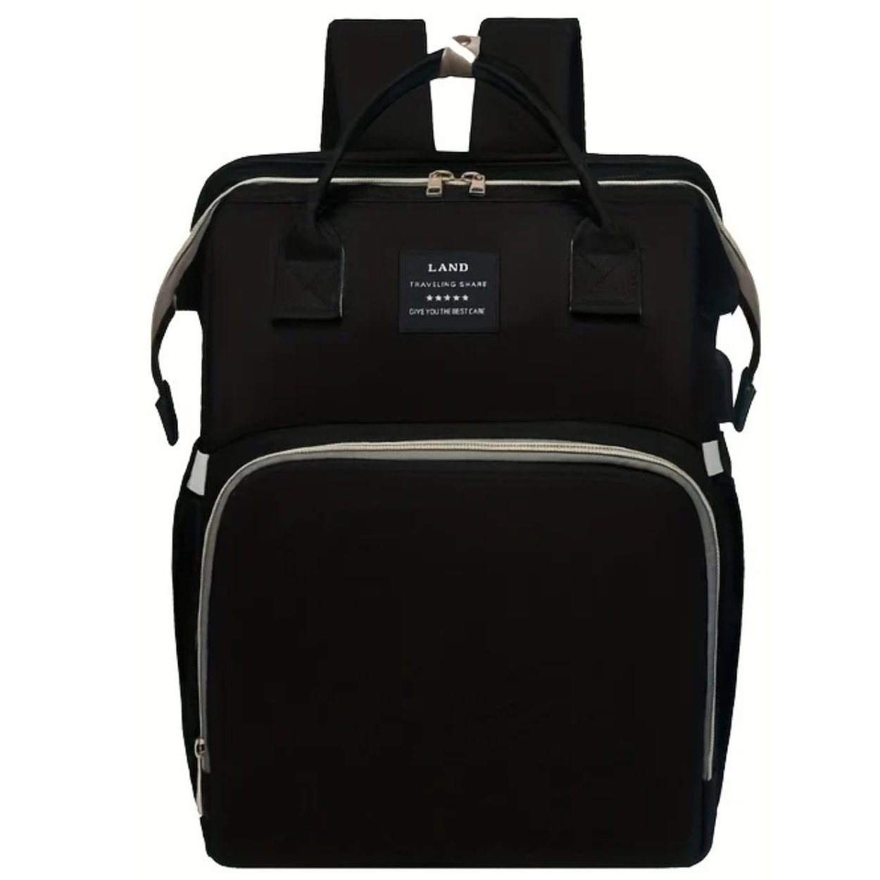 Borsa Fasciatoio Convertibile con Lettino Pieghevole e Passeggino