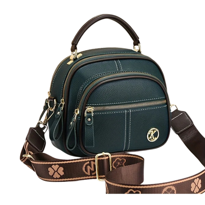 Borsa a Mano Elegante da Donna in Pelle con Tracolla