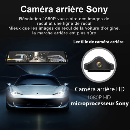 Specchietto Retrovisore con Telecamera 4K Integrata GPS e Registrazione