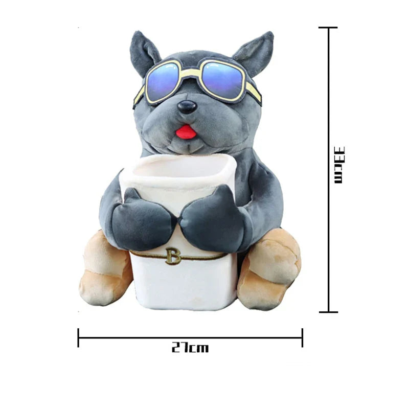 Bracciolo Auto Cane con Cestino e Porta Fazzoletti