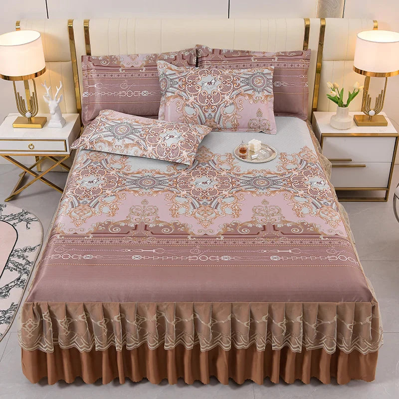 Gonne per letto morbide in velluto di lusso