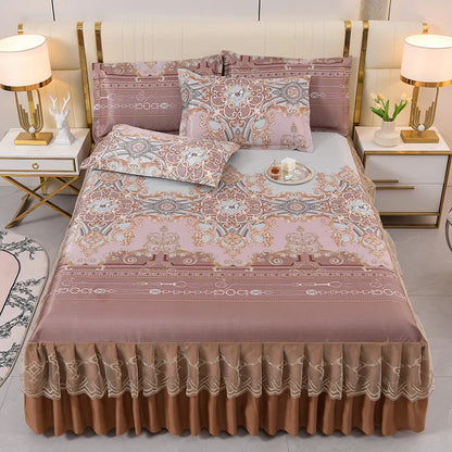 Gonne per letto morbide in velluto di lusso