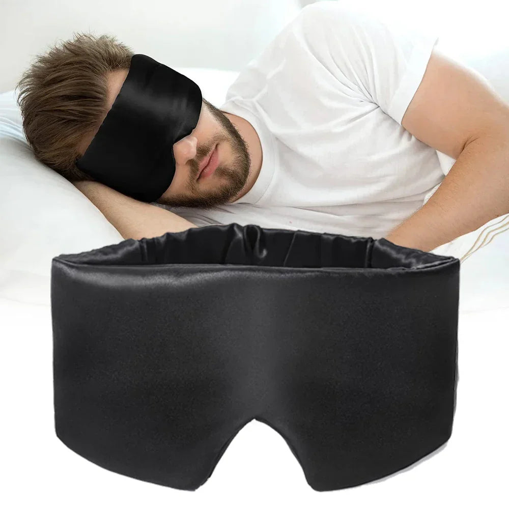 Maschera da Notte Morbida in Seta alla Lavanda