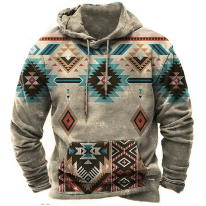 Felpa con Cappuccio Streetwear Stampata Colorata e Confortevole