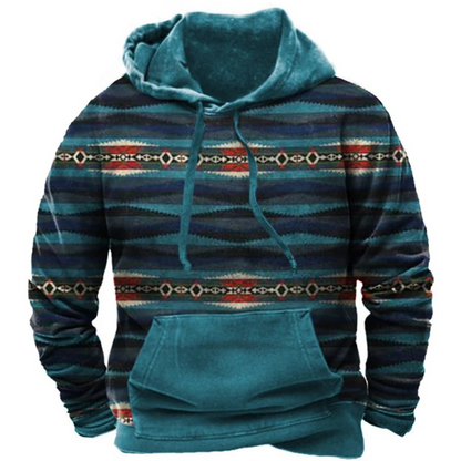 Felpa con Cappuccio Streetwear Stampata Colorata e Confortevole