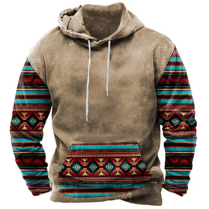 Felpa con Cappuccio Streetwear Stampata Colorata e Confortevole
