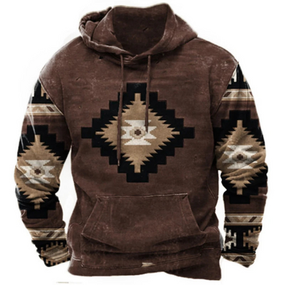 Felpa con Cappuccio Streetwear Stampata Colorata e Confortevole