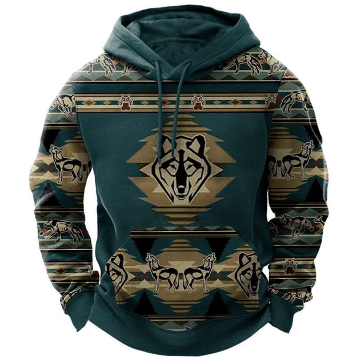 Felpa con Cappuccio Streetwear Stampata Colorata e Confortevole