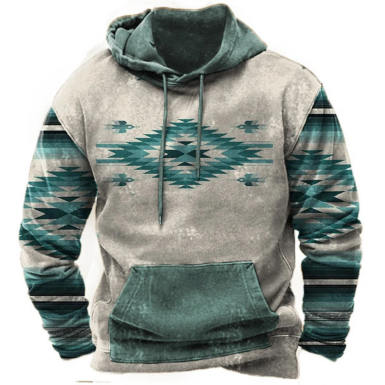 Felpa con Cappuccio Streetwear Stampata Colorata e Confortevole