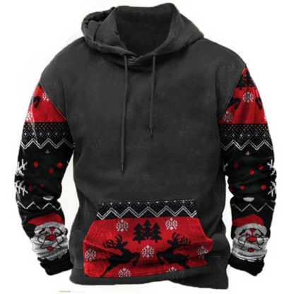 Felpa con Cappuccio Streetwear Stampata Colorata e Confortevole