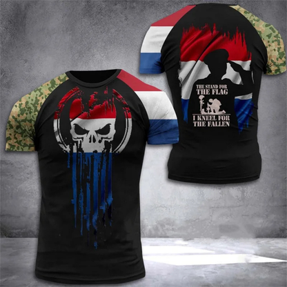 T-shirt Stile Militare Mimetic Uomo