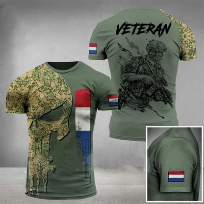 T-shirt Stile Militare Mimetic Uomo