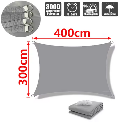 Velo Ombreggiante Resistente all'Acqua in Poliestere Leggero