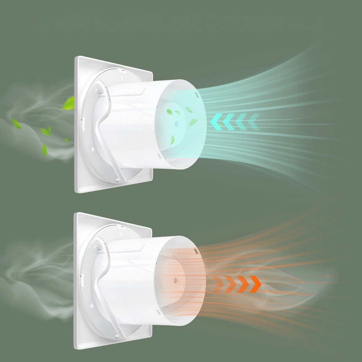 Ventilatore da Parete Reversibile con Telecomando e Ionizzatore