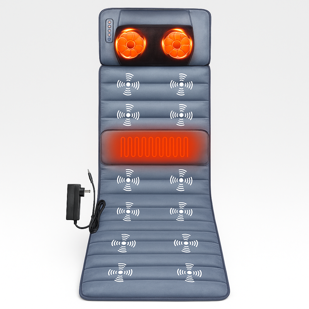 Tapis de Massage Chauffant pour le Dos - Foivo