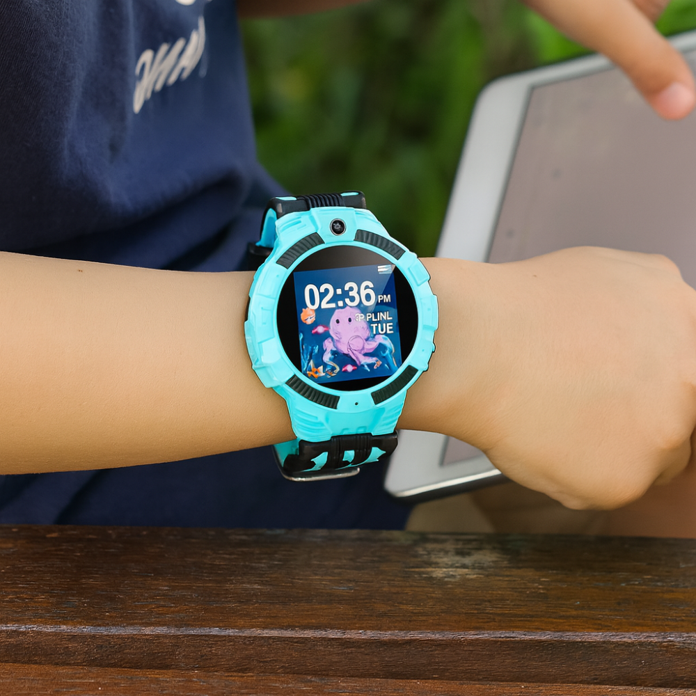 Orologio intelligente colorato per bambini con fotocamera e schermo tattile