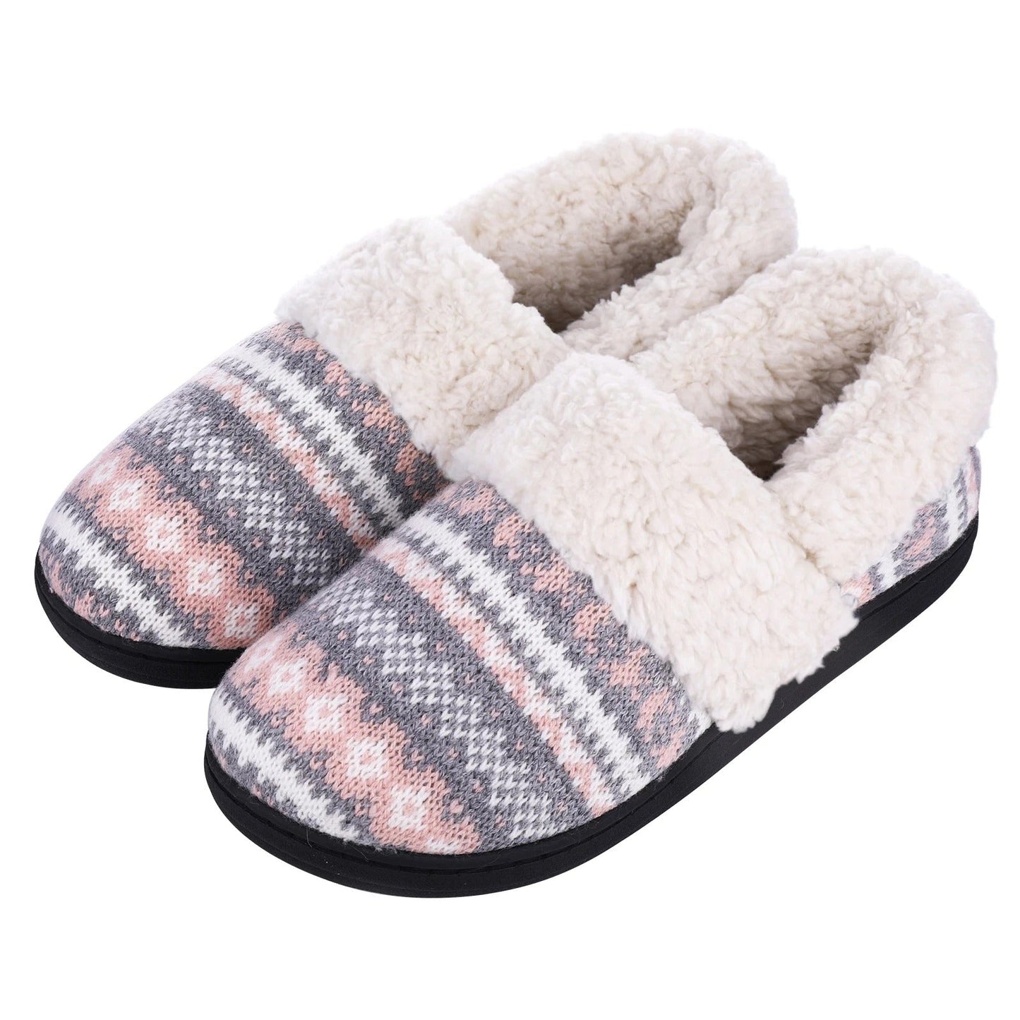 Pantofole da casa morbide e calde in peluche