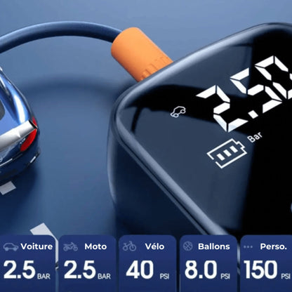 Compressore d'Aria Portatile Ricaricabile senza Fili